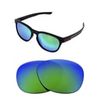 NEW POLARIZED REPLACEMENT GREEN LENS FOR OAKLEY MOONLIGHTER SUNGLASSES