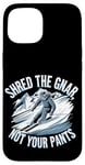 Coque pour iPhone 15 Shred The Gnar, Not Pants Ski de piste