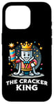 iPhone 16 Pro Cracker King Funny Christmas New Year's Eve Party Cracker Case