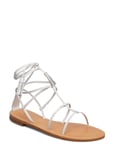 Filippa K Bella Flat Sandal Shoes Summer Sandals Silver [Color: WHITE NAPP ][Sex: Women ][Sizes: 38 ]