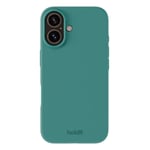 Holdit iPhone 16 Plus Soft Touch Silikon Deksel - Moss Green