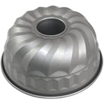 PME - Moule à Kouglof Anti-adhérent en Acier au Carbone 220 mm x 100 mm de Profondeur, Silver