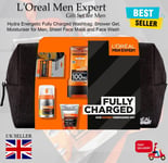 L'Oreal Men Expert Gift Set for Men, Hydra Energetic Fully Charged Washbag UK