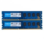 Crucial Kit 2x 8GB 2RX8 PC3L-12800U DDR3 1600MHz  Desktop Memory RAM Low Density