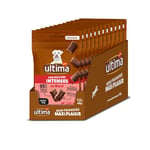 Ultima Friandises pour Petits Chiens Adultes - Intense Bites Boeuf - Lot de 12 x 40g