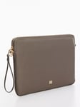 Mango Nil Large Zipped Laptop Case, Dark Grey