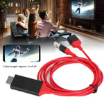 Mobile Phone To TV 1080P Universal HDTV For AV Adapter Cable For Cell P Hot