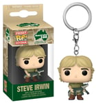 AUSTRALIA ZOO STEVE IRWIN 2" POCKET POP KEYCHAIN VINYL FIGURE FUNKO UK SELLER