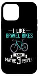 Coque pour iPhone 12 mini Gravel Bike Funny Vélo équitation