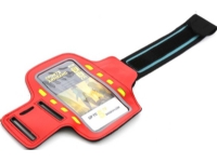 Platinet armband Sport LED, röd (43708)