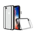 RhinoShield Coque Compatible avec [iPhone XR] | Mod NX - Protection Fine Personnalisable avec Technologie Absorption des Chocs [sans BPA] + [Programme de Remplacement] - Noir