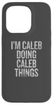 iPhone 15 Pro I'm Caleb Doing Caleb Things Funny Vintage Case