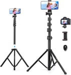 Victiv 68 inch/ 173cm Phone Tripod Stand Selfie Stick Tripod for Filming with