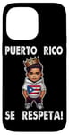 iPhone 14 Pro Max Puerto Rico Se Respeta Boricua Flag PR Prince Crown Protest Case