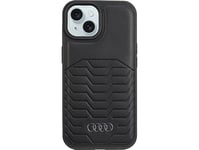 Audi Audi Synthetic Leather Magsafe Iphone 15 Plus / 14 Plus 6.7" Czarny/Black Hardcase Au-Tpupcmip15m-Gt/D3-Bk