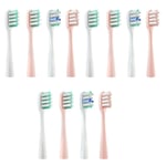 12Pcs Toothbrush Heads Replacement for  Y1/U1/U2 Electric Tooth Clean9771