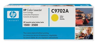 HP C9702A Yellow Original Toner Cartridge For HP Color LaserJet 1500 2500, BOX