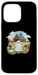 iPhone 14 Pro Max Funny Ghost Farmer Halloween Barnyard Farm Animal Cute Ghost Case