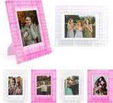 Lot De 6 Mini Ca Es Photo En Plastique Compatibles Avec Instax/Polaroid 2 X 3 - Ca E Photo Instax/Ca E Polaroid - Transparent