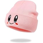 HANDARBETE - Kirby Beanie Vuxenstorlek Anime Hatt Tillbehör Kawaii, Medium-Stor