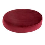 Galette de Chaise Ronde "Assise" 34cm Rouge