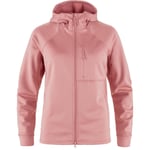 Fjällräven Womens Abisko Grid Fleece Hoodie (Rosa (DUSTY ROSE/300) X-large)