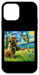 Coque pour iPhone 12 mini Lab Puppy Art T-shirt tendance pour les amoureux des chiens