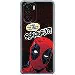 ERT GROUP Coque de téléphone Portable pour Xiaomi MI 11i/ REDMI K40/K40 Pro/POCO F3/ F3 Pro Original et sous Licence Officielle Marvel Motif Deadpool 010, Coque en TPU