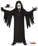 Ghost Face 25th Anniversary Deluxe Child Costume Fun World Official Kids Scream