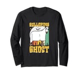 Ghost Horse Rider Equestrian Horse Riding Halloween Horse Long Sleeve T-Shirt