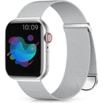 Metallband kompatibelt med Apple Watch -band 40mm 38mm 41mm Silver 38/40/41mm