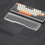 Repose-poignet pour Compact 65% Clavier ¿ Wrist Rest ¿ Premier Acrylique Transparent ¿ Pieds en Caoutchouc Antidérapant ¿ Ergonomique Keyboard Palm Rest pour Office/Gaming/Typing/Laptop