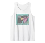 MTV Music Television Record Vinyl Vintage Big Chest Logo Tank Top