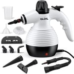 GLOIL Nettoyeur Vapeur,Multi-usage Nettoyant Vapeur,Nettoyeur Vapeur Punaises de Lit Avec 10 Accessoires Pour Taches sur Vitres,Canapé,Sèche,Matelas,Tapis,Voiture,Cuisines-Steamer Cleaner