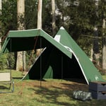 vidaXL Tipi-tält 5 personer grön vattentätt 4009407