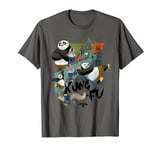 DreamWorks Kung Fu Panda 4 Kung Fu collage T-Shirt