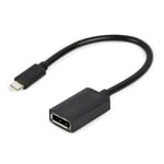 USB-C til DisplayPort adapter 4K 15cm