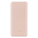 Huawei Étui pour Huawei P30 Pro Folio Antichocs avec Porte-cartes Rose