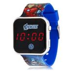 Ds Import Avg4706 Montre Enfant Avengers Numérique Led Noir Et Bleu