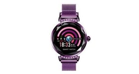 Montre connectée pour femmes bracelet sport ios android bluetooth violet