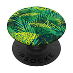 Palm Leaves Pop Mount Socket Banana Tree Pattern PopSockets PopGrip: Swappable Grip for Phones & Tablets