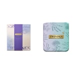 Twinings Superblends Sleep & Unwind Collection Gift Box 20 Tea Bags |4 Flavours of Premium Organic Green & Herbal Infusion Tea Bags + Premium Pocket Tea Tin(Blue) – 4 Tea Envelopes