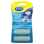 Scholl® Velvet smooth râpe pédicure recharge cristaux de diamants Exfoliant Lime 2 pc(s)