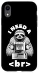 Coque pour iPhone XR I Need A Break Computer Code Programmation humoristique Paresseux