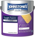 Johnstones - Washable Paint - Pure Brilliant White - Matt Finish - Emulsion Pa