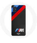 Coque Samsung Galaxy A51 Bmw M Logo Carbone