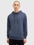 AllSaints Brace Over the Head Hoodie, Blue Mid