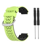 Garmin Approach S2 / S4 Klockarmband i silikon - Lime Green, svart