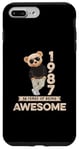 Coque pour iPhone 7 Plus/8 Plus Ours en peluche original Awesome pour homme et femme 1987