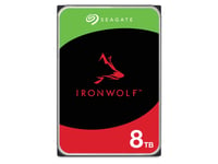 Seagate Ironwolf St8000vn002 4 Pakke, 3,5", 8 Tb, 5400 Rpm